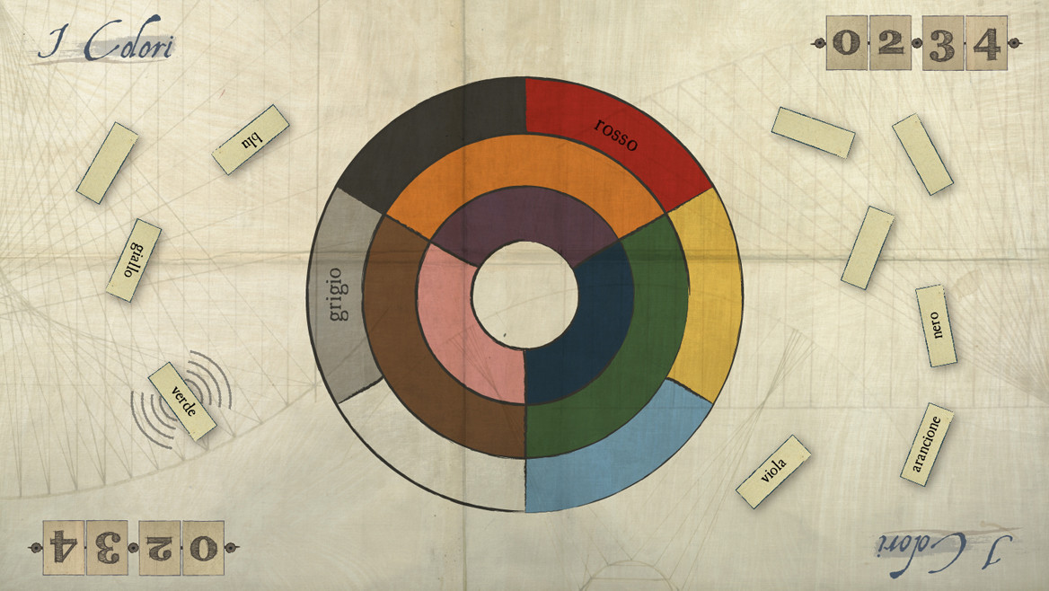 Multi-user multi-touch language learning application