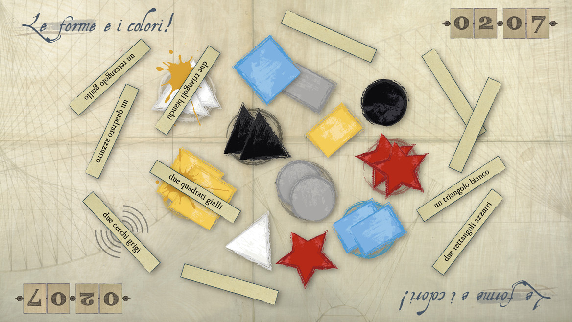 Multi-user multi-touch language learning application